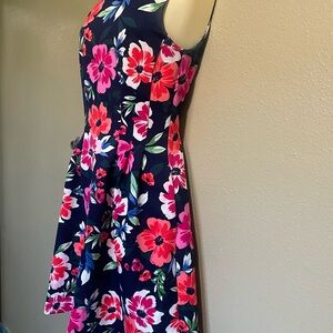 Vince Camuto Red and Pink Mini Dress